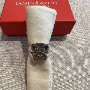 RETIRED - JAMES AVERY SPRING BUTTERFLY STERLING SILVER RING SIZE 71/2